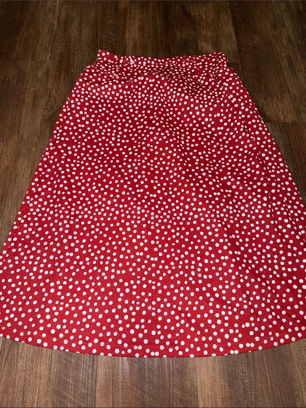 Women’s Polka Dot Athletic skirt with attached shorts size M with pockets - Picture 7 of 8